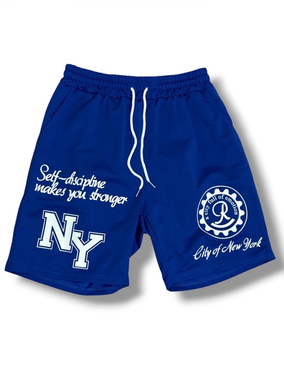 Romwe New York Shorts Size S Graphic Print Boxer Gym Athletic Streetwear NWT